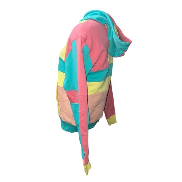 Champion Power Blend Long Sleeve Warm Hoodie Sweatshirt Sz Small Multi Color Kan - Picture 12 of 16